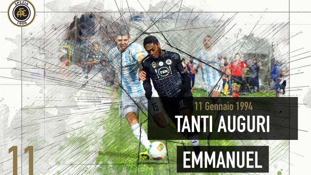 Compleanno in casa Spezia: tanti auguri a Emmanuel Gyasi