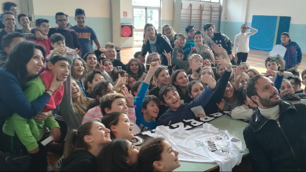 'Aquile di Classe': Alberto Gilardino protagonista all'Istituto "Cervi"