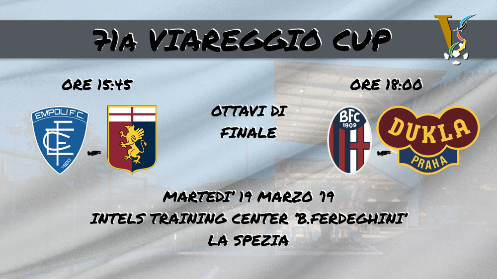 71a Viareggio Cup: al "Ferdeghini" due ottavi di finale