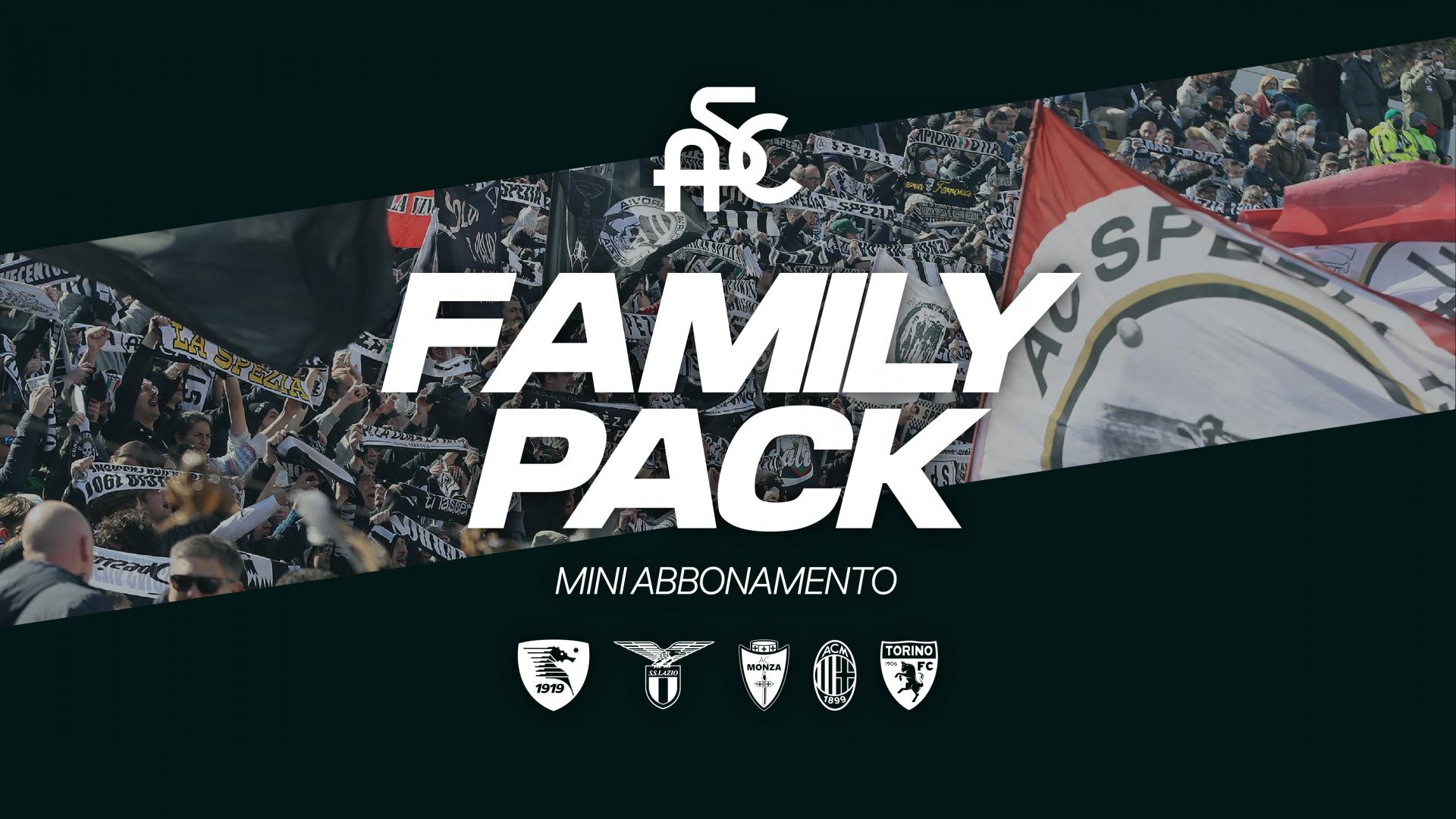 Family Pack: promozioni in curva per le ultime cinque partite!