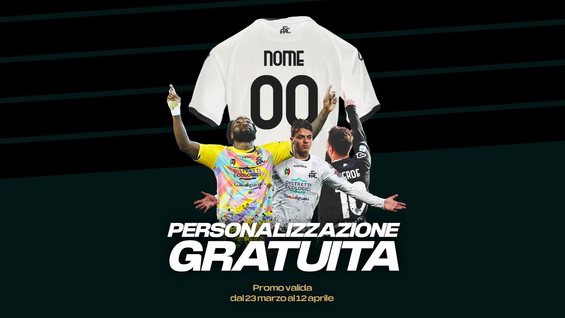 Spezia Store: Personalizzazione gratuita fino al 12 aprile