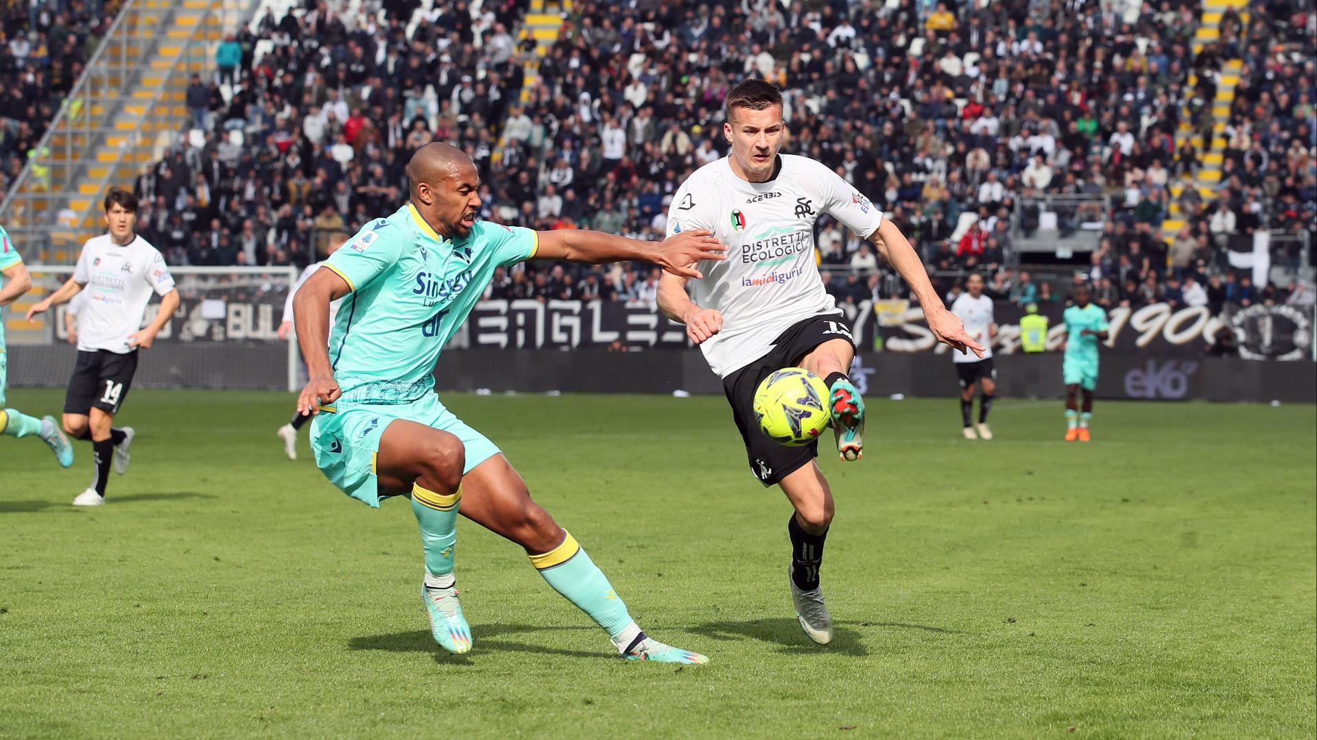 The photogallery of Spezia-Hellas Verona