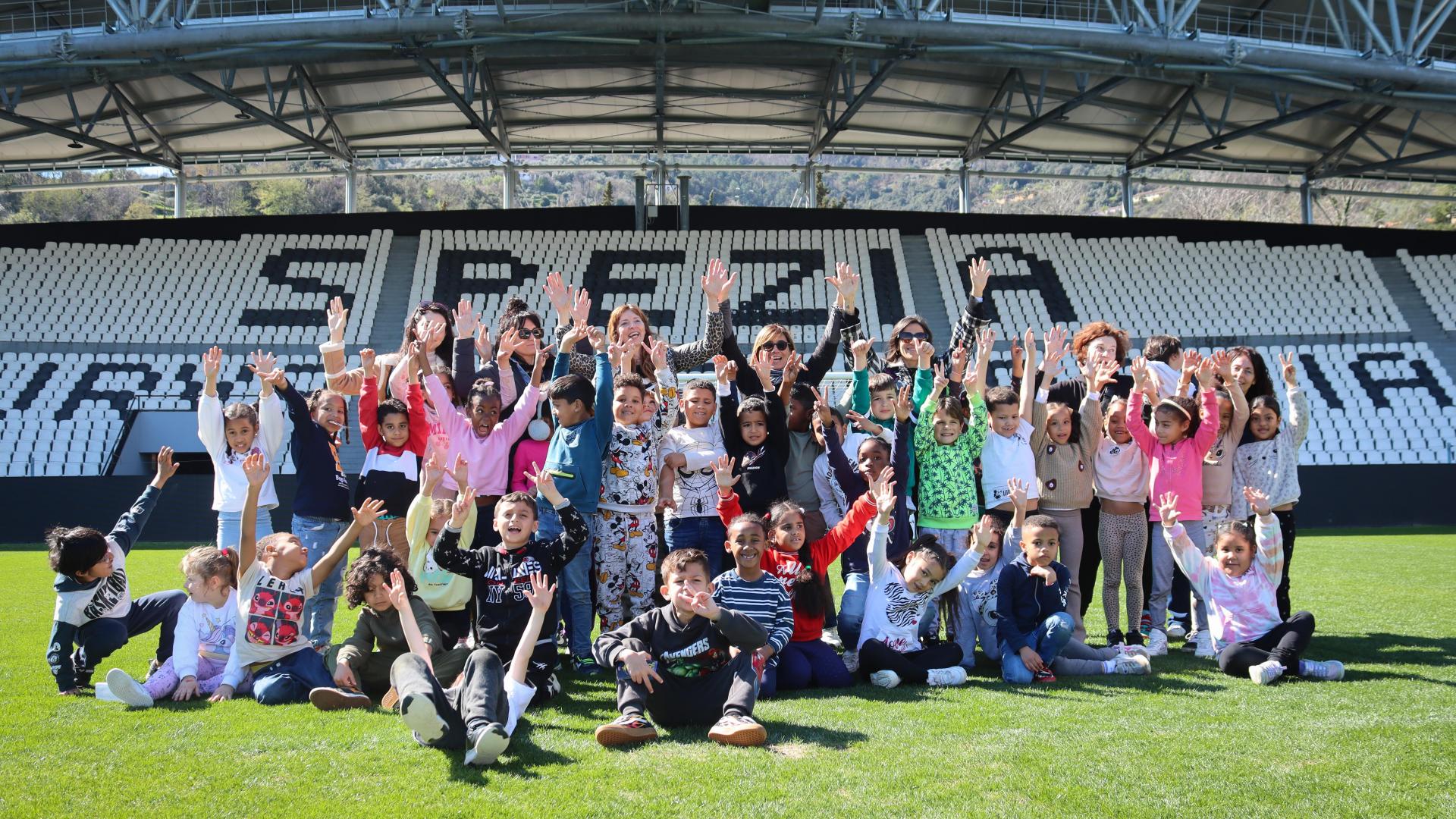 Scuole al Picco: “Don Antonio Mori” school visited the stadium