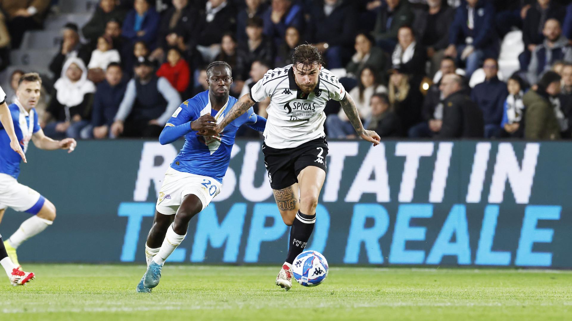 SPEZIA - BRESCIA 0-1: gli highlights