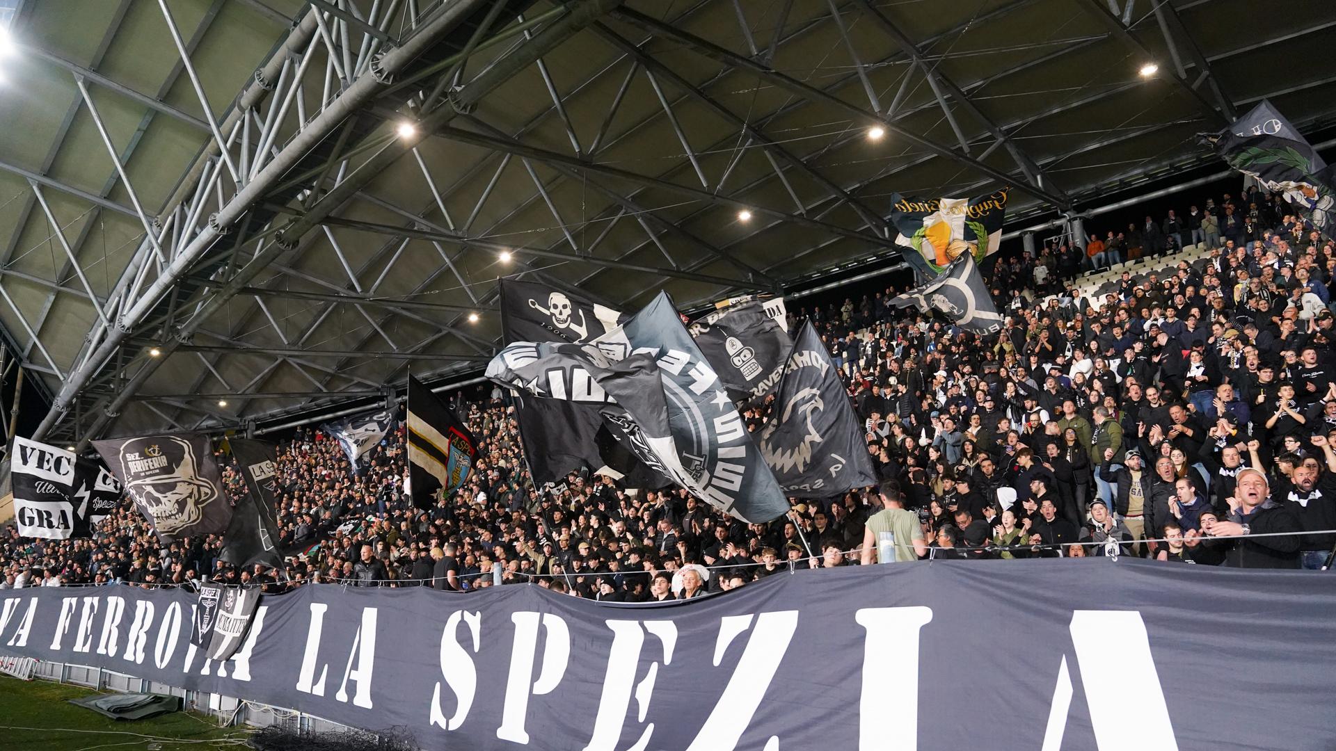 Spezia-Livorno: vendita attiva, anche per la Curva Piscina, da martedì 8 settembre