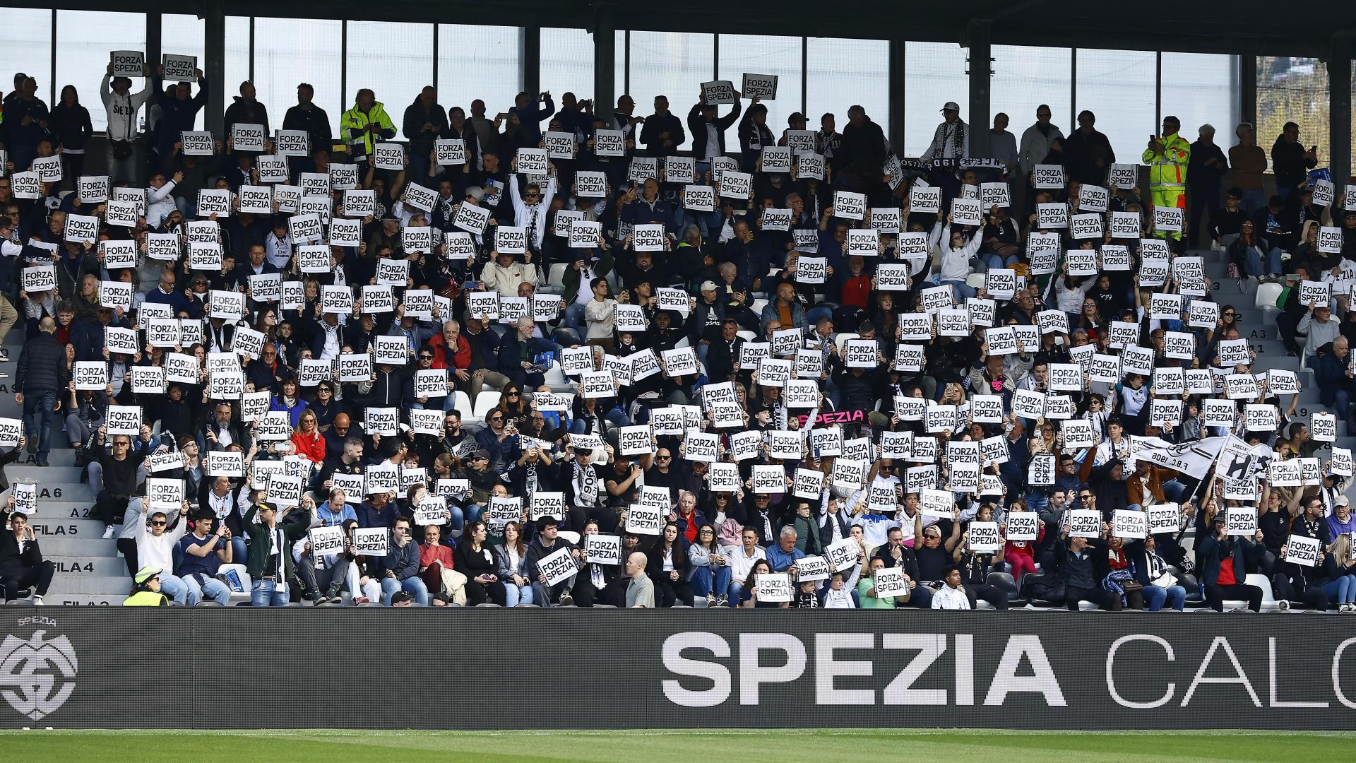 Spezia-Cosenza: vendita libera attiva dalle 17:00 di martedì 15 aprile