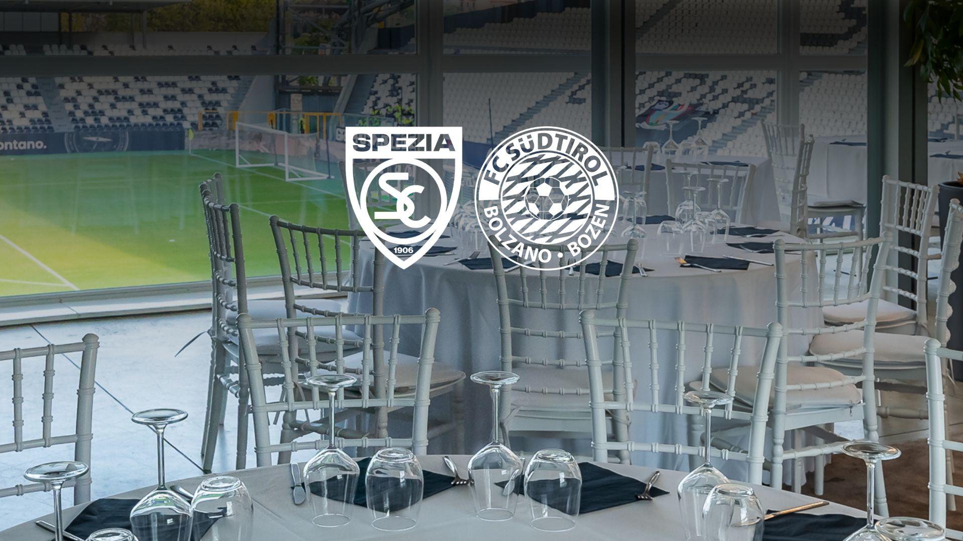Spezia-Südtirol: vivi il pre partita in Sala 1906