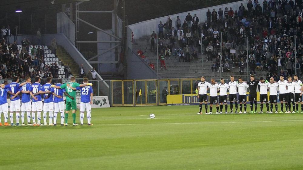 Serie B ConTe.it, Spezia-Trapani: lutto al braccio e minuto di silenzio al 'Picco'