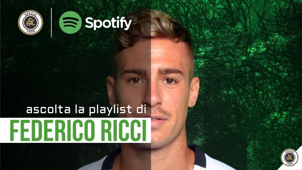 Lo Spezia Calcio è su Spotify! On air la playlist di Federico Ricci