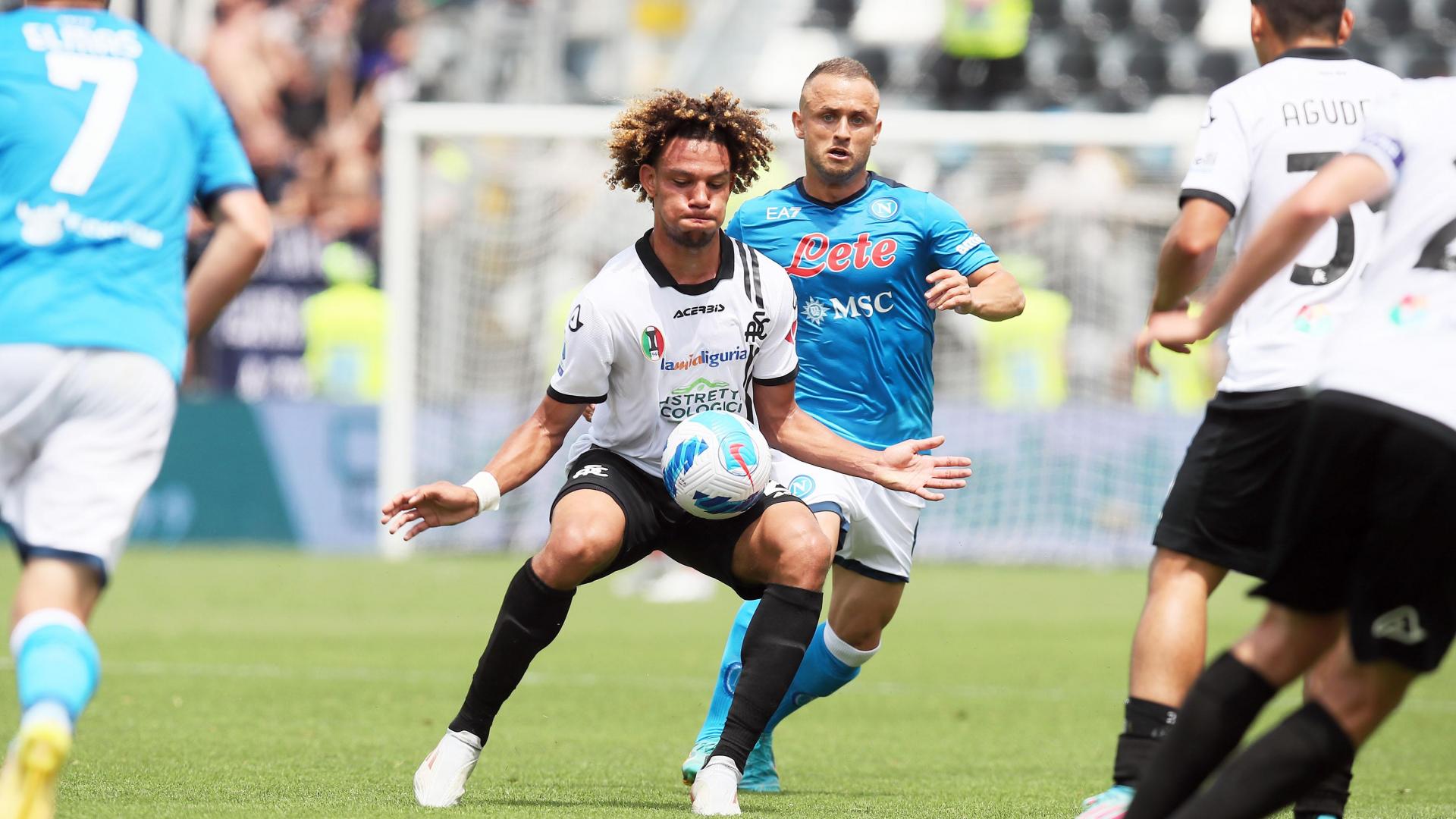 La fotogallery di Spezia-Napoli