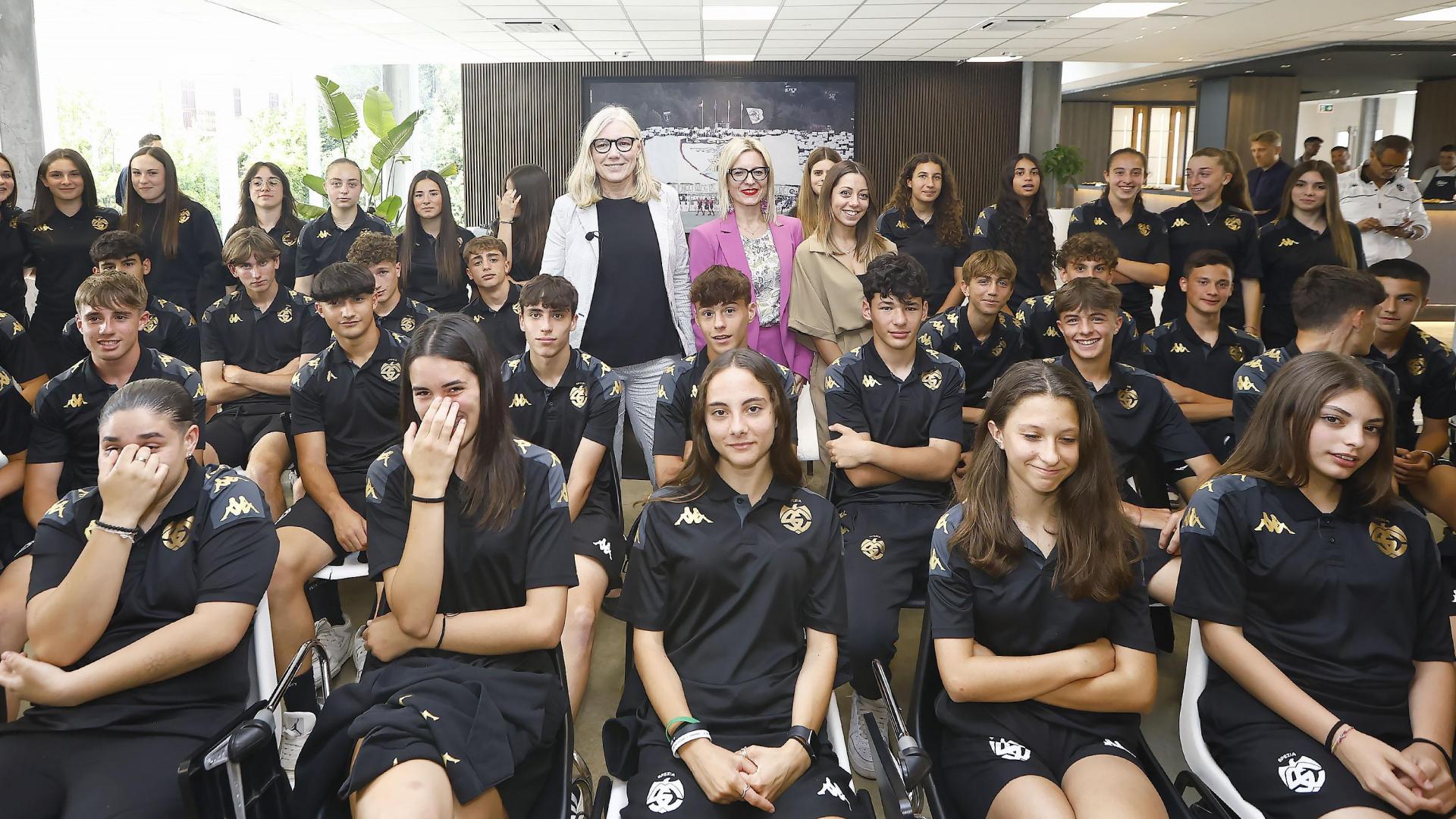 Spezia Calcio and Immobiliare Massari host Josefa Idem