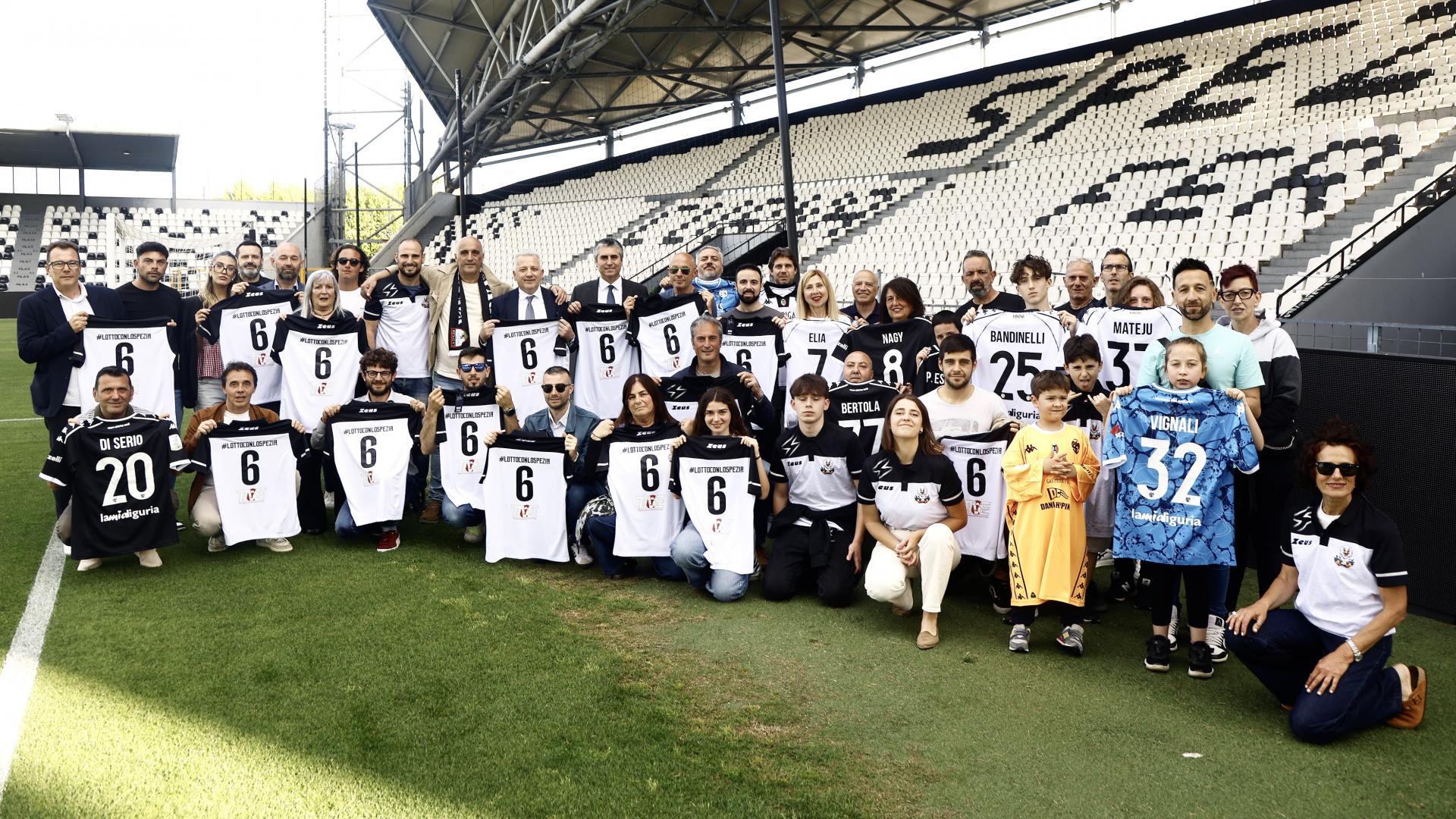 #lottoconolospezia2025: Spezia Calcio al fianco dell'associazione TIVE6