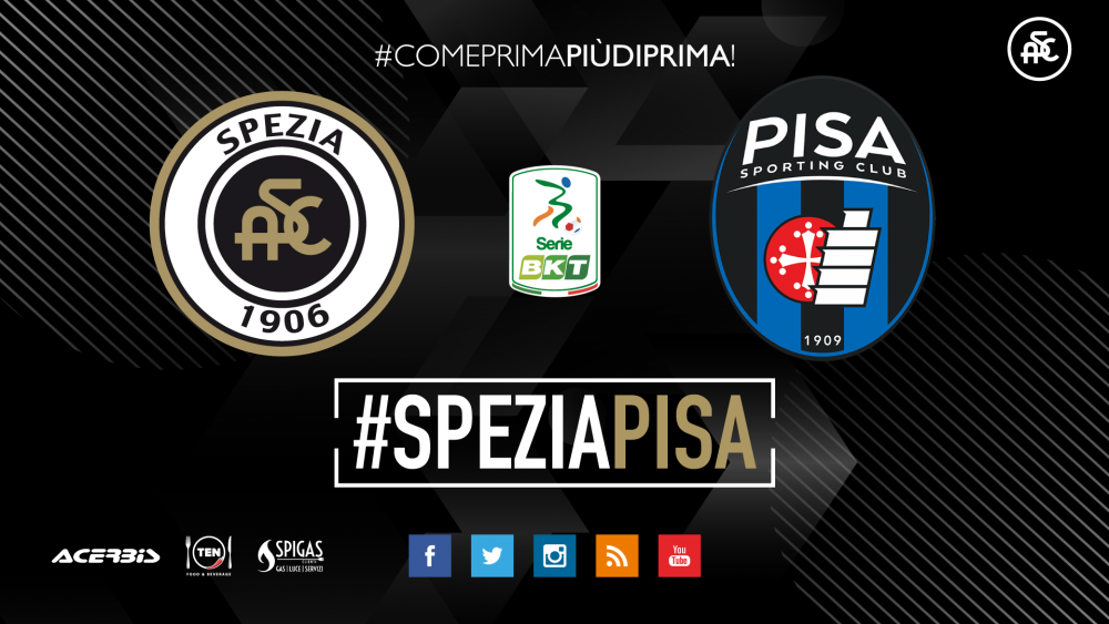LIVE! Serie BKT 19/20: Spezia-Pisa 1-2