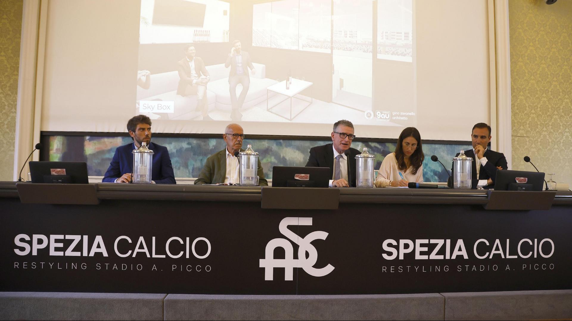 At Villa Marigola the presentation of the new Alberto Picco stadium