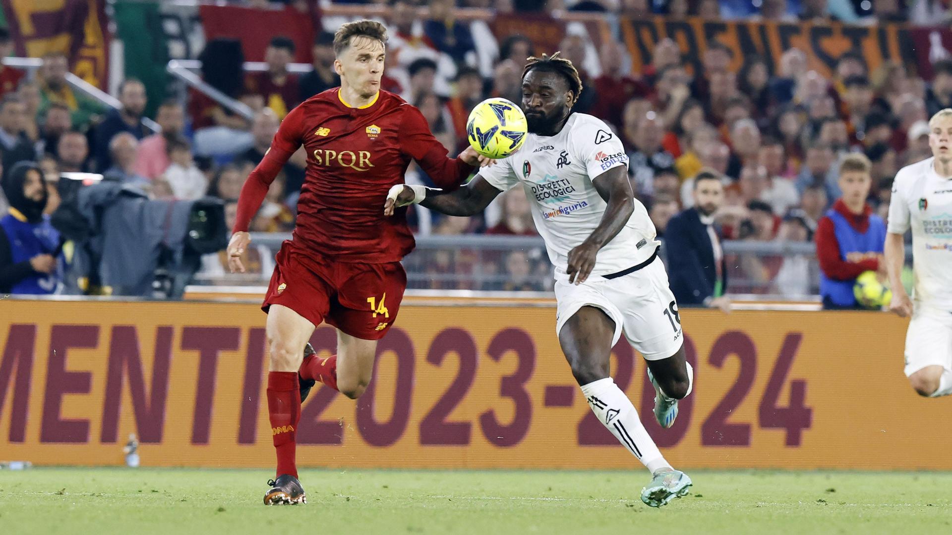 ROMA-SPEZIA 2-1: highlights