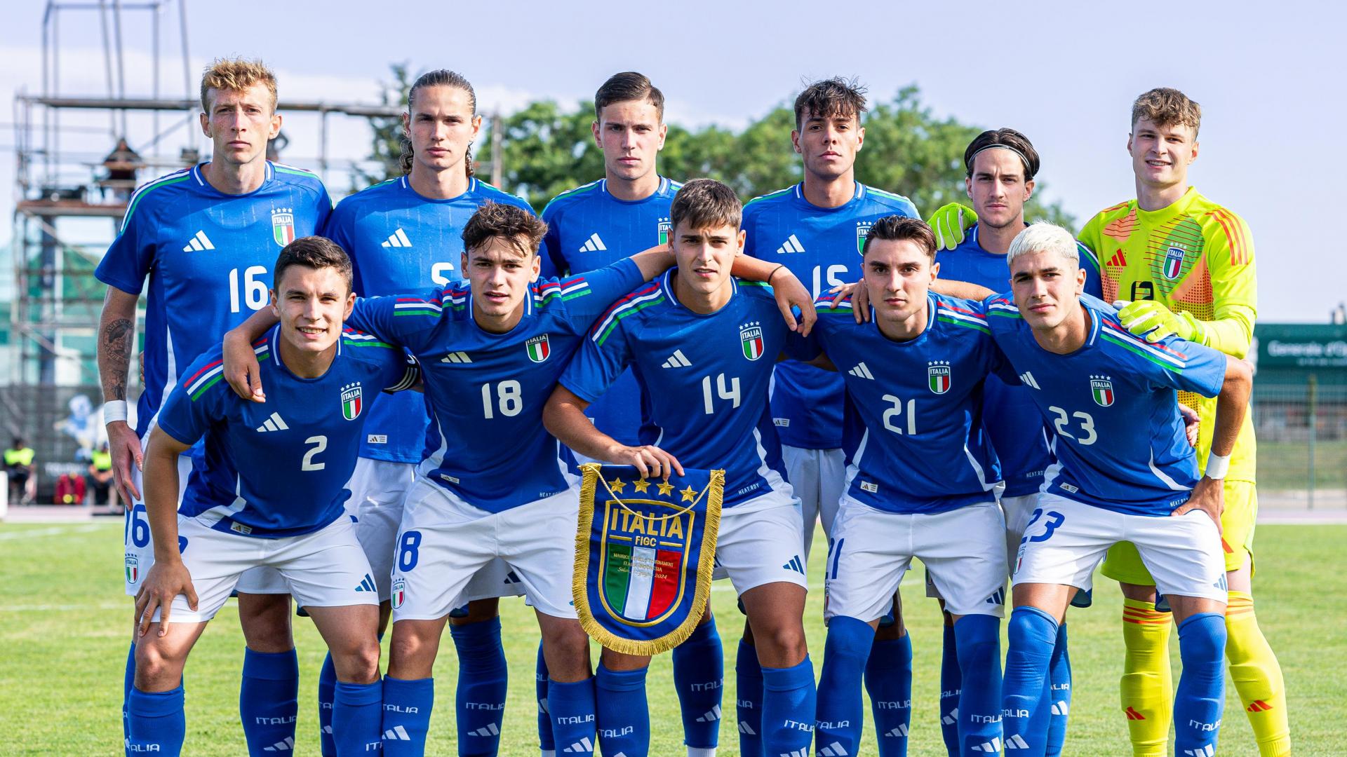 Nazionale: starting jersey for Bertola in Under 21