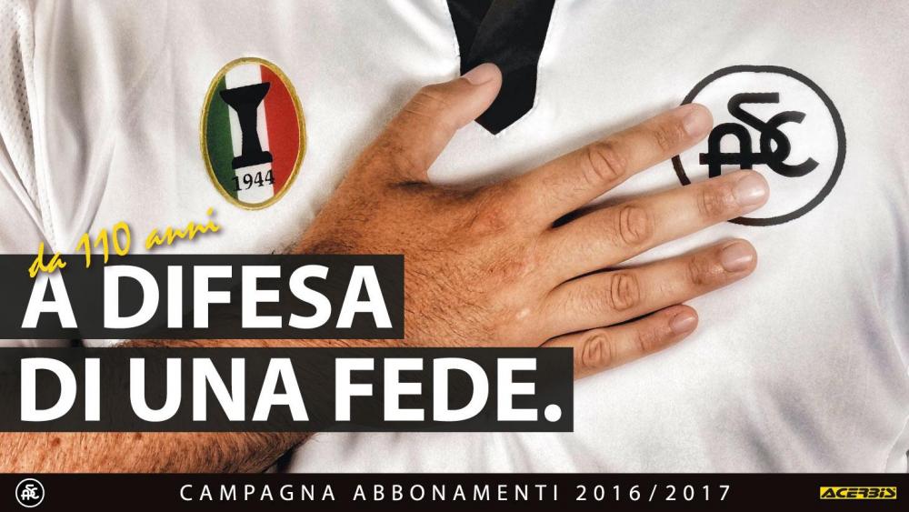 #aDifesaDiUnaFede - Riapre la campagna abbonamenti '16/'17