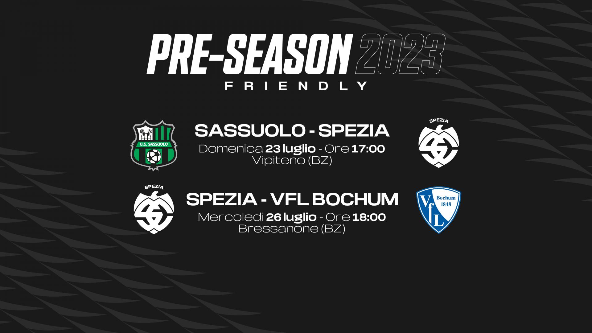 Pre season '23/'24: the schedule of friendly matches