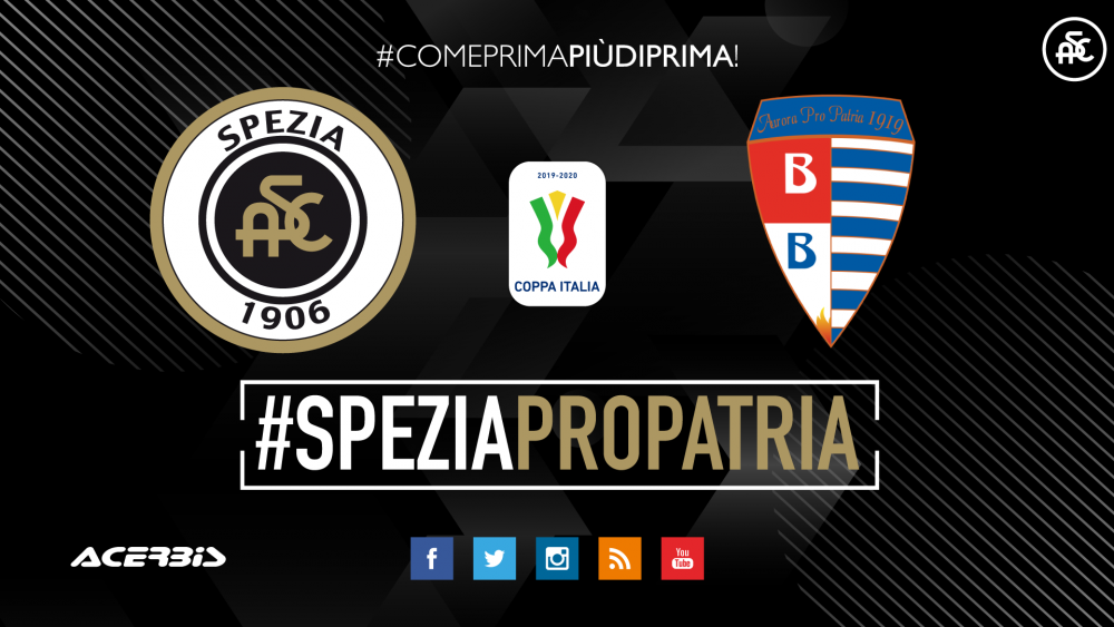 LIVE! Coppa Italia '19/'20 - Spezia-Pro Patria 5-0