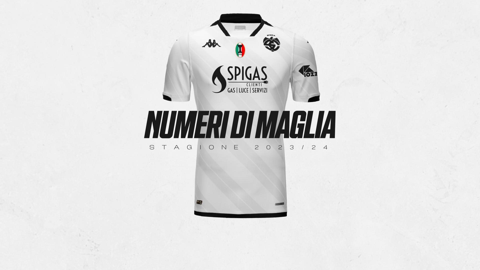 Assegnati i numeri di maglia della stagione 2023/2024