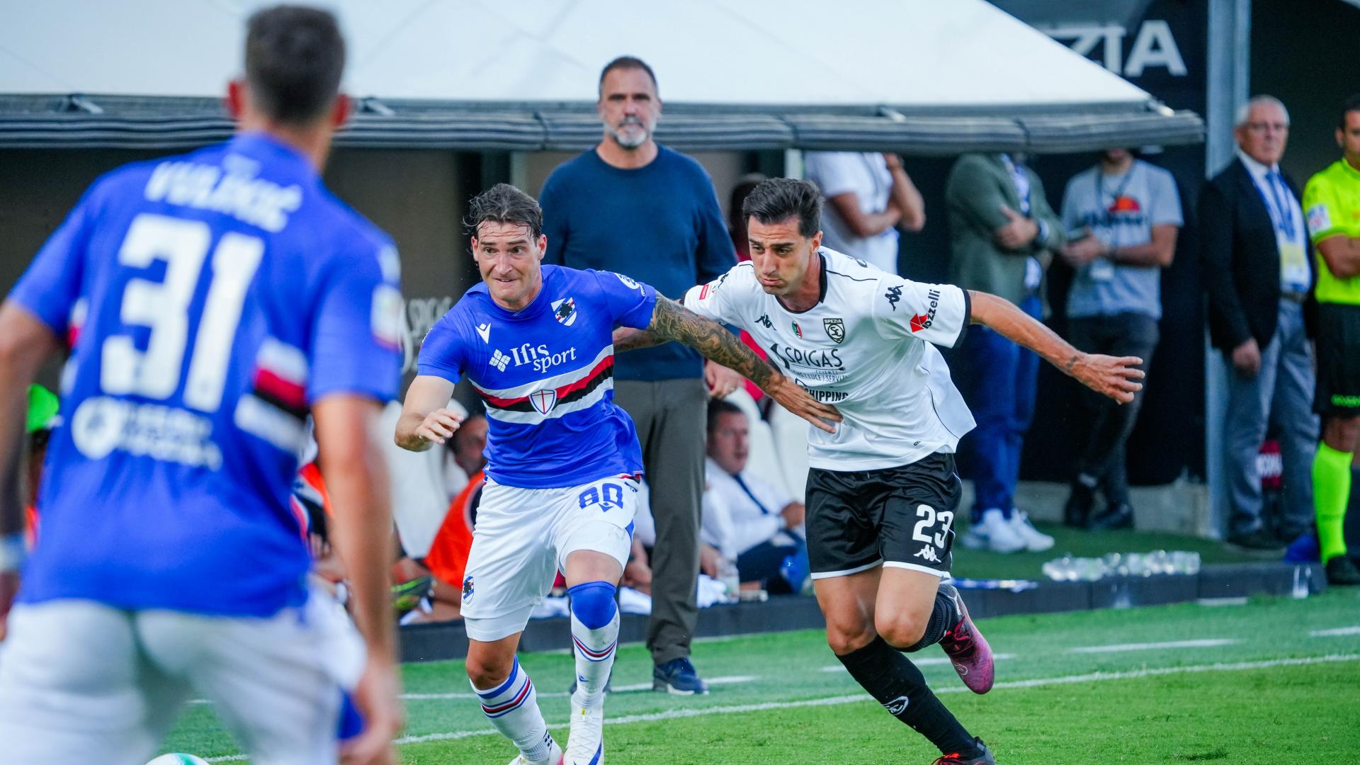 SPEZIA - SAMPDORIA 5-3 dcr: gli highlights