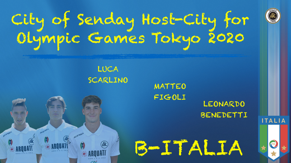 Tre aquilotti in Giappone per il "City of Senday Host-City for Olympic Games Tokyo 2020"