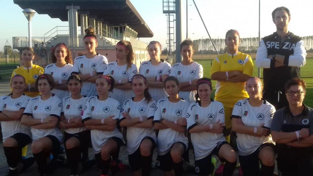 Femminile: cinquina per l'Under 17 e pareggio contro il Genoa per l'Under 15