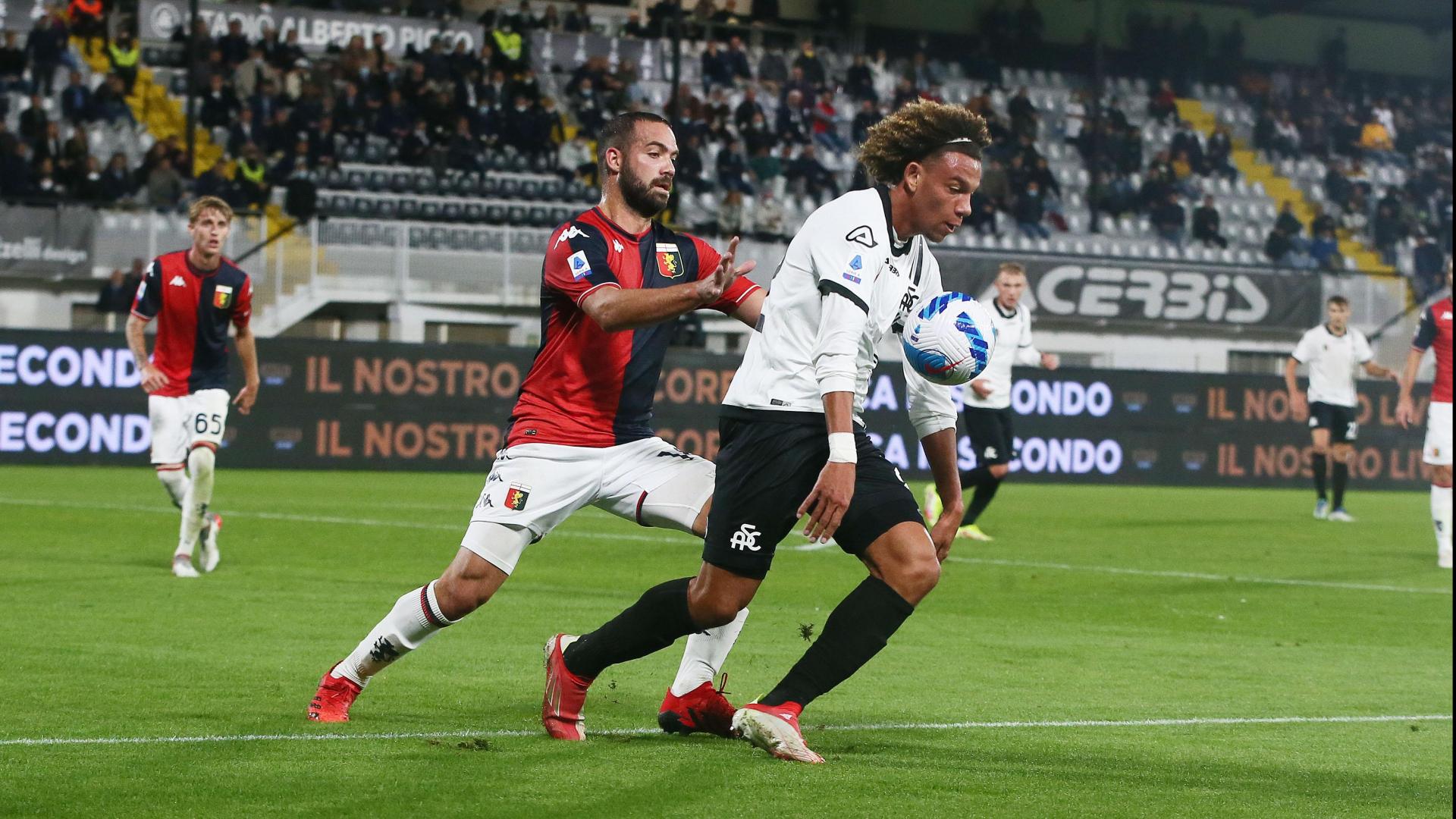 SPEZIA-GENOA 1-1: the highlights