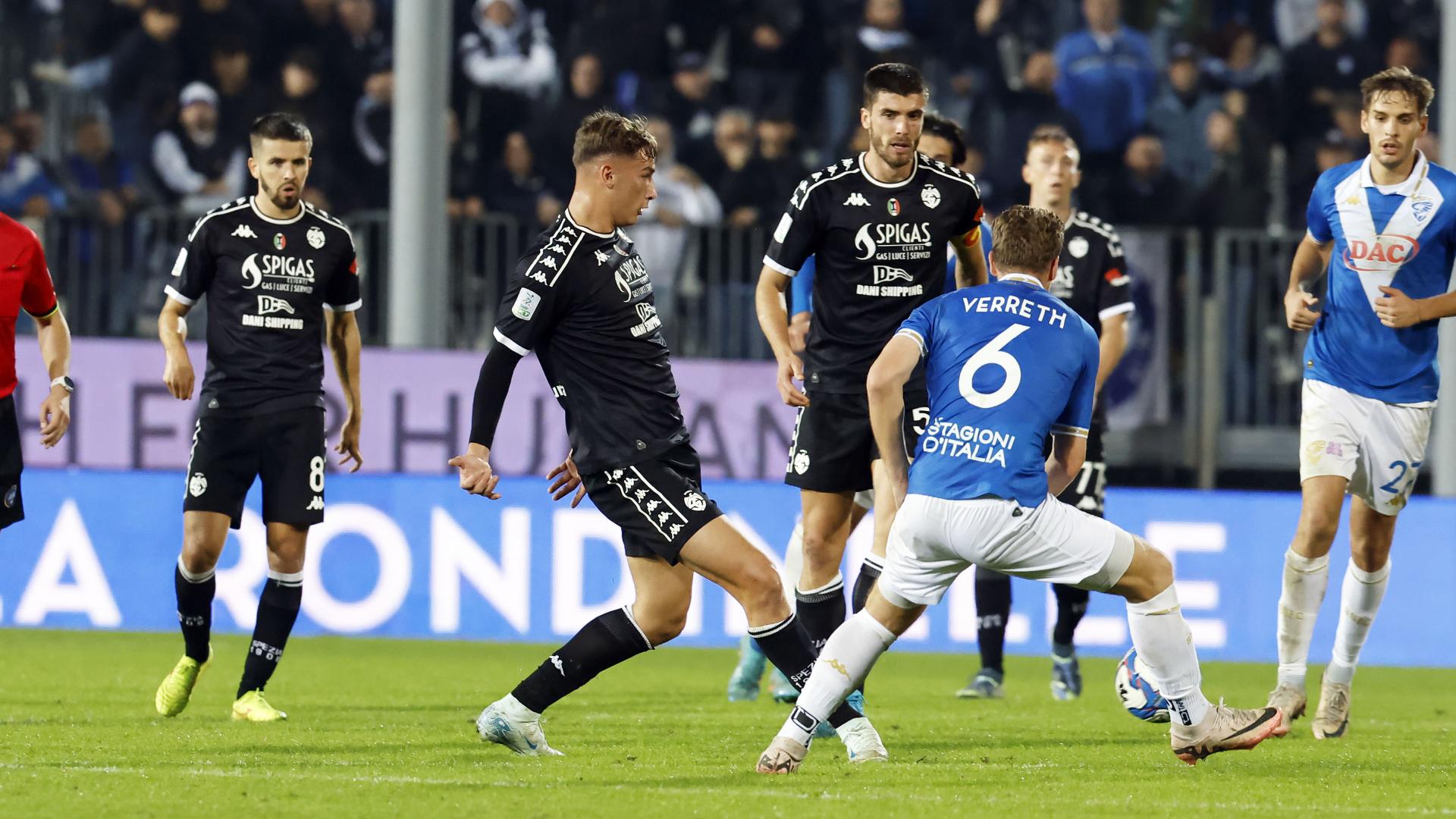 BRESCIA - SPEZIA 1-1: gli highlights