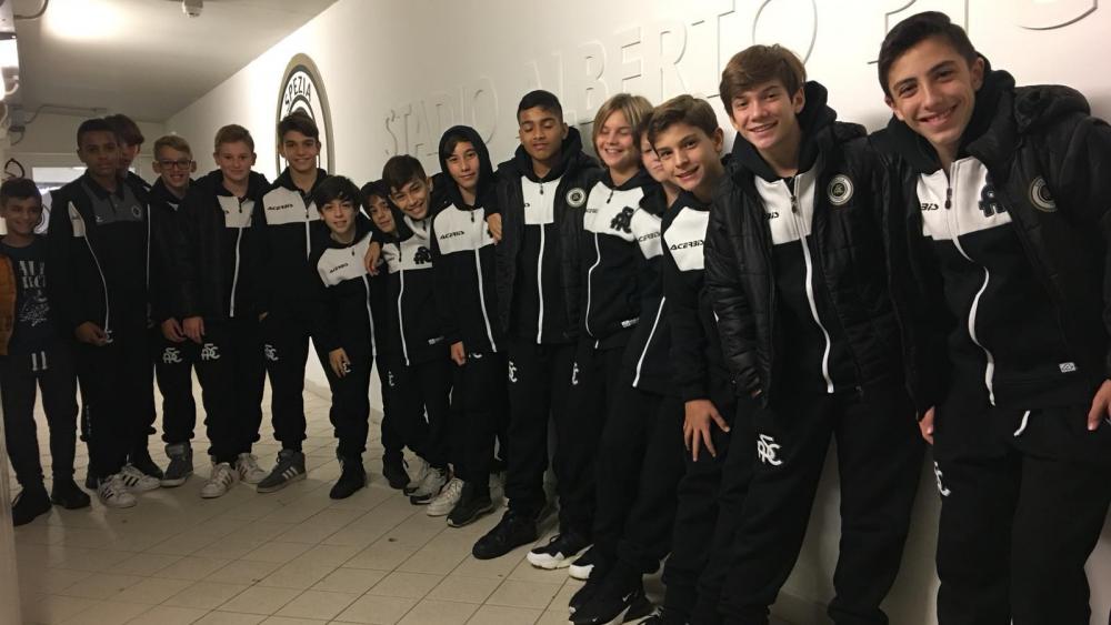 Giovani aquilotti al Picco: tour dello stadio per gli Under 13
