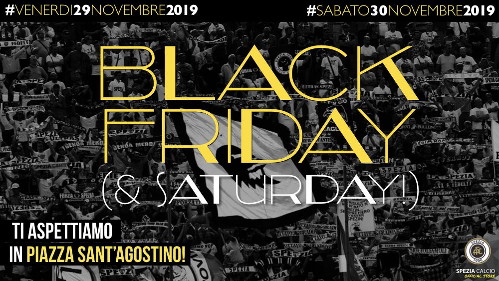 Black Friday (& Saturday!) allo Spezia Store!