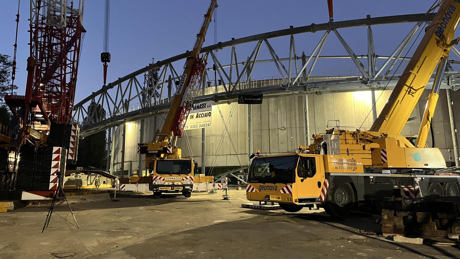 Copertura Curva Ferrovia: martedì dalle 14:00 aperta la Curva Piscina