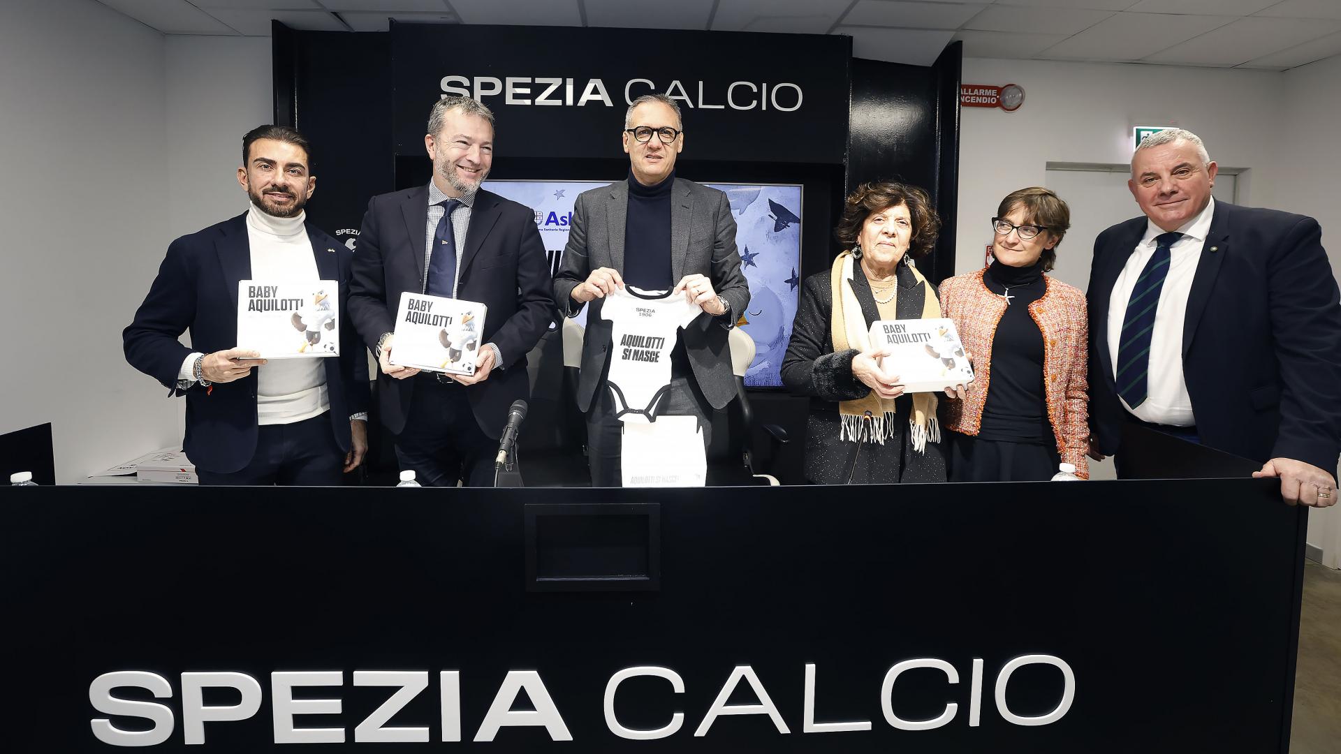 Aquilotti si nasce: Spezia Calcio al fianco dei nuovi nati spezzini
