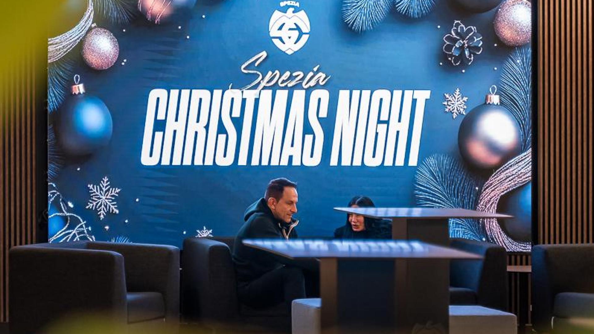 Nell'Hospitality Lounge del Picco la Christmas Night dei Partner dello Spezia Calcio