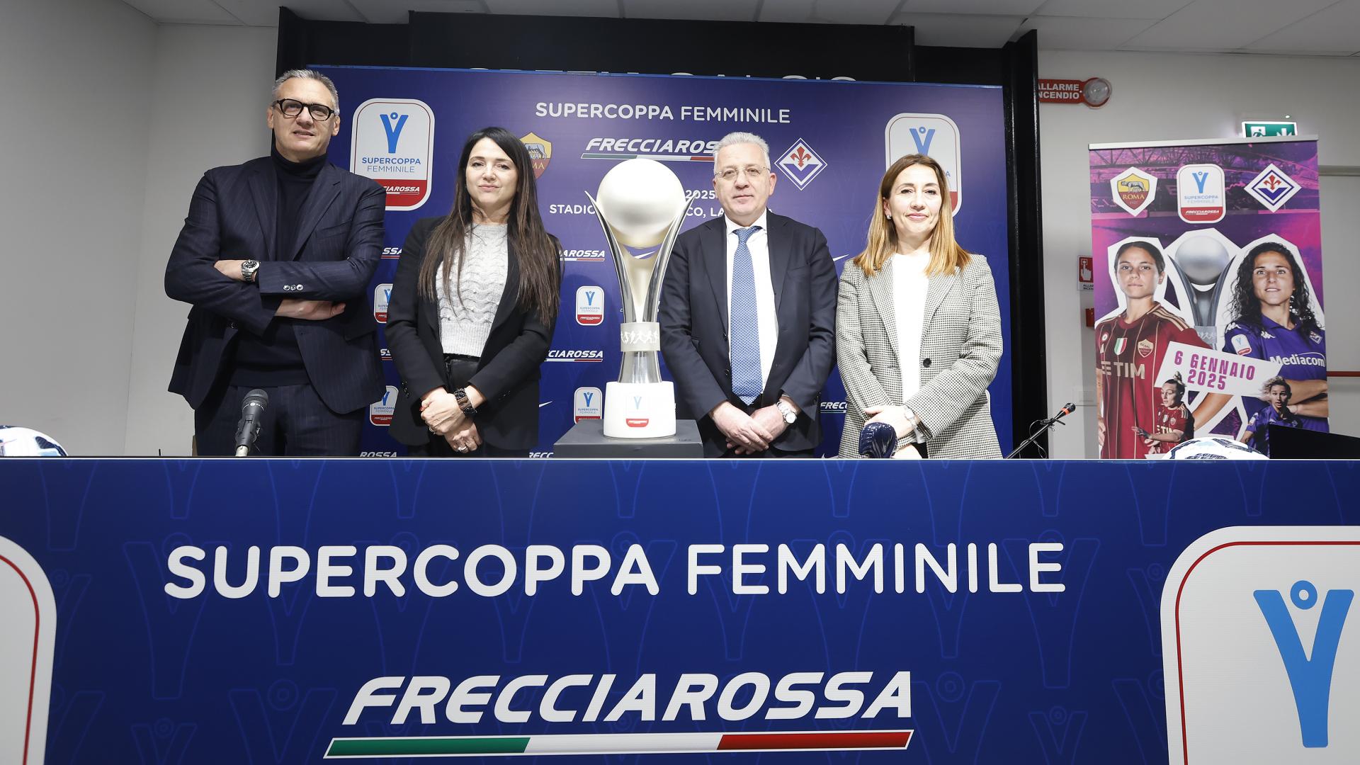 Presentata al 'Picco' la sfida di Supercoppa femminile del 6 gennaio